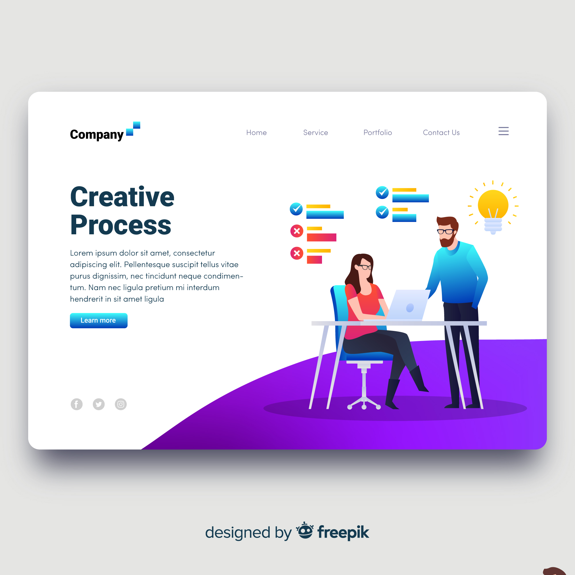 Landing Page Template